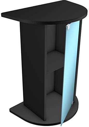 Tetra AquaArt Aquarienunterschrank, speziell für Tetra AquaArt Explorer Line 30/60 Liter Aquarien mit gewölbter Frontscheibe, Farbe: Schwarz, 1 Stück (1er Pack)