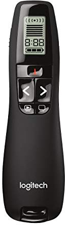 Logitech Wireless Presenter R800, PowerPoint Clicker with Green Laser Pointer, Wireless Presentation Clicker Remote