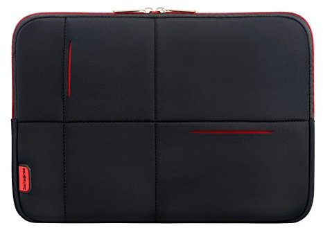 Samsonite - Airglow Sleeves 14.1 Zoll, Umhängetasche, 36 cm, 4 L, Black/Red
