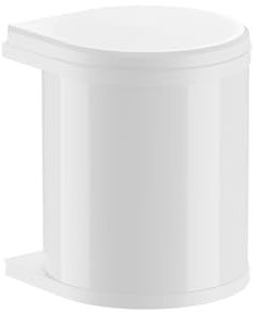 Hailo Abfallsammler 3515001 | Mono Schwenkeimer 15 Liter | Einbau ab 40 cm Unterschrank mit Drehtür | Schwenkautomatik rechts oder links