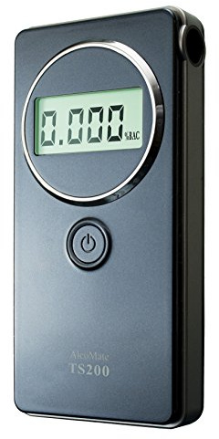 AlcoMate Revo TS200 Professional Breathalyzer – Ultra-Accurate Alcohol Tester with Replaceable Sensor (PRISM), No Calibration Needed, Ideal for Workplace, Law Enforcement & Personal Safety