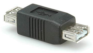 ROLINE USB 2.0 Gender Changer, Type A F/F Nero cavo di interfaccia e adattatore