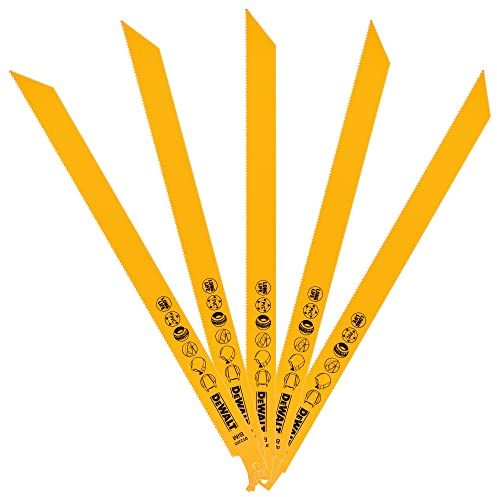 DeWalt DT2355QZ 305mm Reciprocating Blade Bi-Metal Metal, Rubber and Fibreglass