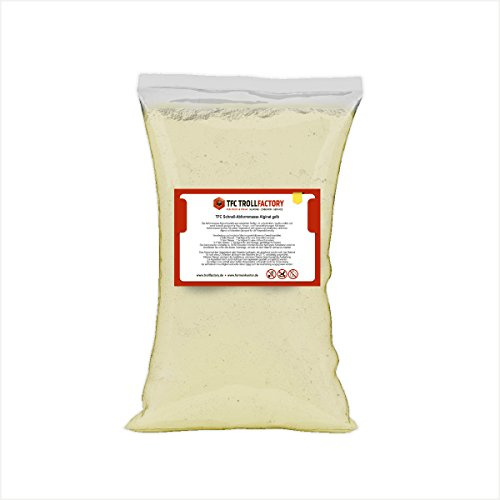 TFC Troll Factory Alginatpulver, Alginat, Gelb, 500 g, 1.1 pounds, für Erwachsene, Modellierung, Hautfreundlich