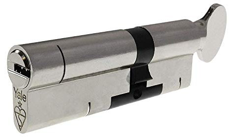 45/45T Nickel YALE Superior Thumbturn Euro Cylinder with 3 Keys/Anti Snap/Bump/Pick/Drill/Pull High Security uPVC Composite Door Barrel Profile Twist Thumb Turn Lock