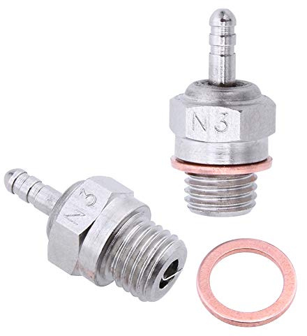 Hobbypark 2pcs 70117 Duty Glow Plug #3 N3 Hot Spark Nitro Engine Parts Replace OS 8 For Traxxas Kyosho HSP HPI Redcat 1/8 1:10th RC Car Truck Buggy