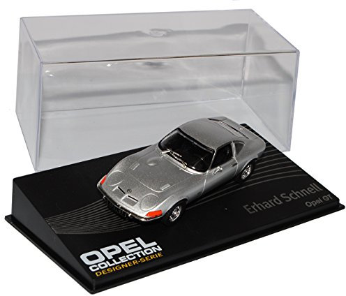 Ixo Opel GT Coupe Silber Erhard Schnell Nr 121 1/43 Modell Auto
