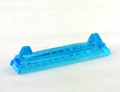 Messerbänkchen aus Glas in aqua