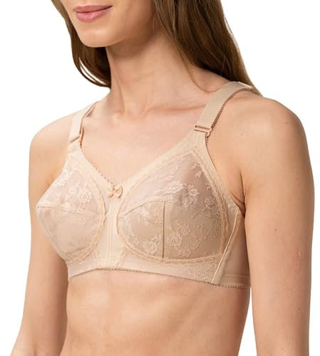Triumph Womens Doreen X Non-wired Bra, Beige, 34F UK
