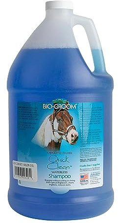 Bio-Groom - Quick Clean Pferde-Shampoo - Schnell-Säuberungs Shampoo - Anwendung ohne Wasser - Seifenfrei und Tierversuchsfrei - Frei von Parabenen, Silikonen und künstlichen Verdickungsmitteln - 3,8 L