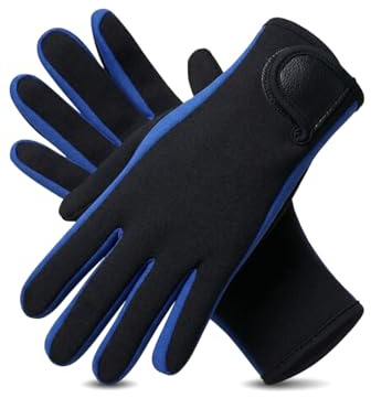 Lovache Neoprene Gloves 1.5MM Swimming Surfing Diving Sailing Wetsuit Blue
