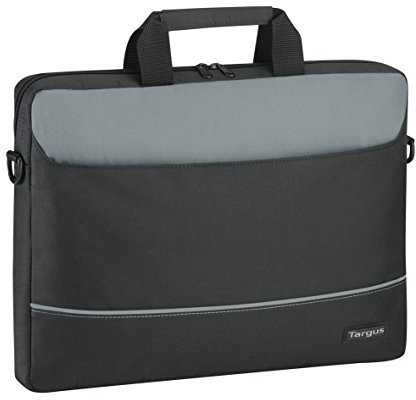 Targus Topload Intelletto Borsa da Trasporto per Notebook 15.6, Nero/Grigio