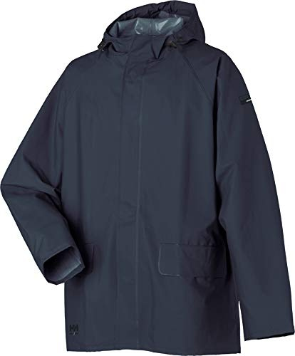 Helly Hansen Workwear Men's Mandal Waterproof Jacket, Navy, XL