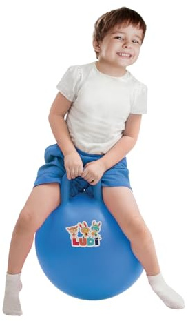 LUDI Pelota SALTARINA 45CM Azul