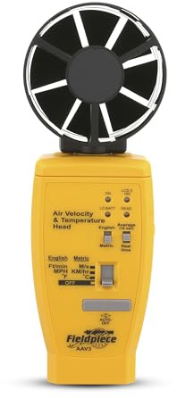 Fieldpiece AAV3 Anemometer Air Velocity and Temperature Accessory Head