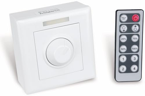 Aufputz-Dimmer für LED-Strips inkl. IR- Fernbedi