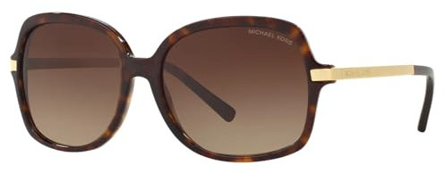 Michael Kors Damen Adrianna Ii 310613 57 Sonnenbrille, Gold (Dk Tortoise/Gold/Brown Gradient)