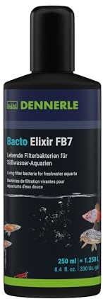 Dennerle Bacto Elixir FB7, 250 ml - Wasseraufbereiter für gesundes und klares Wasser, Schadstoff und Mulm Reduzierer