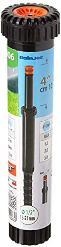 Claber 50945 90006 Irrigatore Pop-Up Regolabile, Nero/Arancione