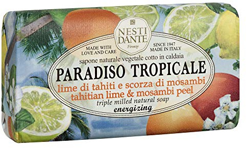NESTI DANTE Paradiso Tropicale, Tahitian Lime & Mosambi Peel Soap 250 g