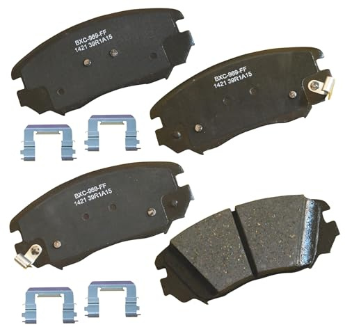 Bendix Premium SBC1421 Ceramic Front Brake Pads for Select Models Buick Allure, Cascada, LaCrosse, Regal, Cadillac ELR, Chevrolet Equinox, Impala, Malibu, Malibu Limited, GMC Terrain, Saab 9-5