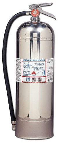 Water Extinguisher w/Wall Hook (2.5 Gal Pro 2.5 W) Ships Empty