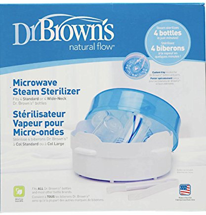 Dr. Brown's Microwave Steam Sterilizer - Colors as Shown, one Size