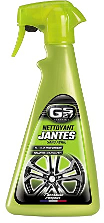 GS27 - Nettoyant Jantes sans Acide - Formule Concentrée - Fabriqué en France - 500 ML