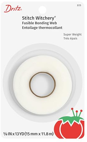 Dritz Stitch Witchery Fusible Bonding Web, 5/8 Inch x 100 Yards