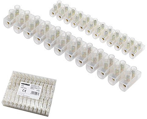 Maurer 19030020 Barrette de connexion à 12 broches, 30 A, 16 mm²