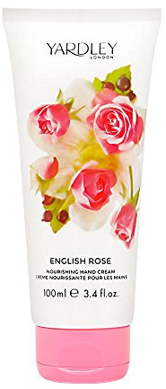 Yardley Of London English Rose Nourishing Hand Cream for Women, 3.4 Fluid Ounce