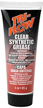Tri-Flow TF23004 Clear Synthetic Grease - 3 oz. Tube , Red