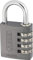 ABUS 488061-145/40_TITANIO Candado aluminio combinacion 40 mm 4 dígitos titanio