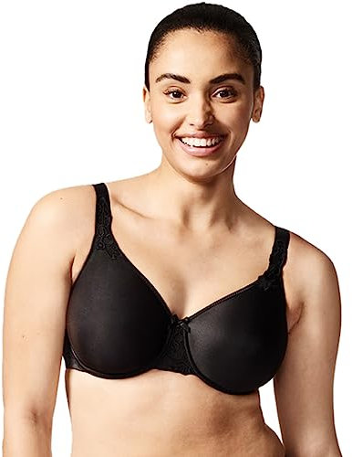 Chantelle HEDONA, Reggiseno Preformato con Ferretto, Intimo Invisibile Donna, Nero (Black Dark), 6F