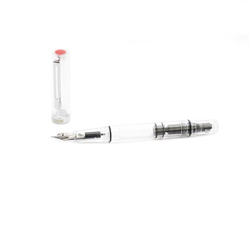 Twsbi Eco Clear pennino EF - Penna Stilografica trasparente