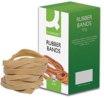 Q-Connect Rubber Bands No.89 152.4 x 12.7 mm 500 g KF10573