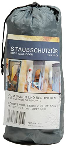 Staubschutztür / -wand 310x130cm Klettverschl.