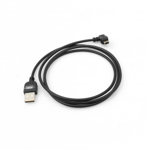 System-S - Cavo Mini USB, Angolo di 90 Gradi a Sinistra, 140 cm