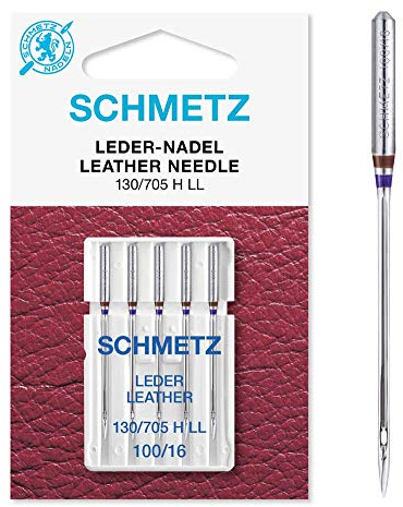 Schmetz Leather Needle Range (Packs of 5) - Various Sizes (100/16)