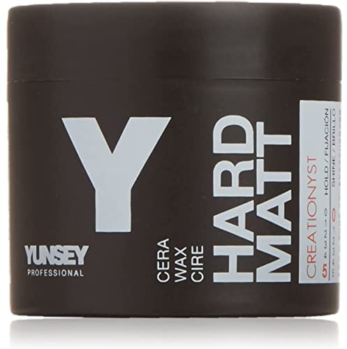 Yunsey - Cera Hard Matt - 100 ml - Cera de peinado fijación extra fuerte para peinados desestructurados