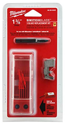 Milwaukee 48-25-5220 1-3/8-Inch Switchblade 3 Blade Replacement Kit