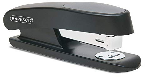 Rapesco RR7260B3 ECO Sting Ray Stapler, 20 Sheet Capacity, Antibacterial Protection, Black