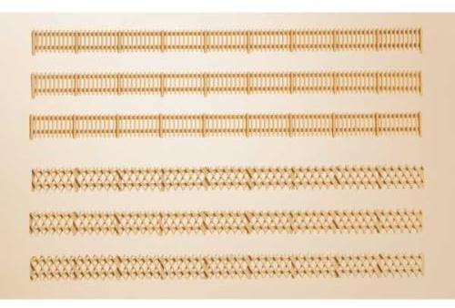 Auhagen 44626.0 - Kreuz und Lattenzaun, Gesamtlänge 900 mm, bunt