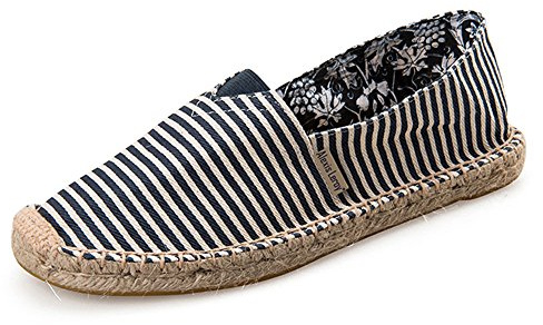 Alexis Leroy toffel ballerina dam espadriller, - blå - 39 EU