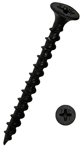 Dresselhaus 0/6535/091/4,2/75/ /01 Gipsplattenschrauben mit Grobgewinde Trompetenkopf-H , 4,2 x 75, phosphatiert, 500 Stück, 4,2 mm x 75 mm unidades