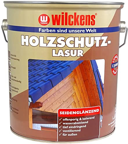 Wilckens Holzschutzlasur für Außen, 5 l, farblos