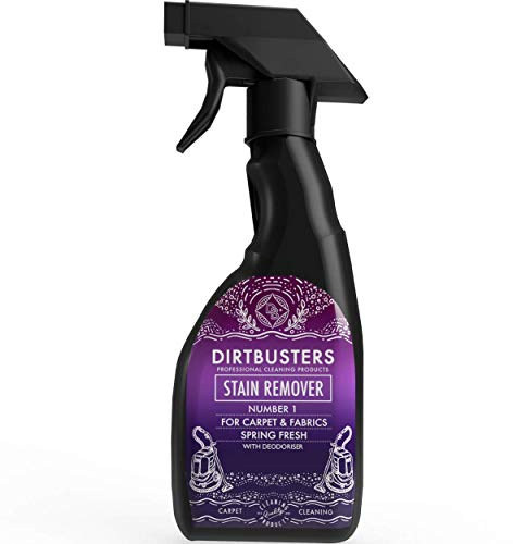 Dirtbusters Carpet Stain Remover Spray With Odour Eliminator For Carpet, Upholstery, Wool & Fabric, Use The Carpet Cleaner Solution To Deodorise, Remove & Clean All Types Of Stubborn Stains (750ml)