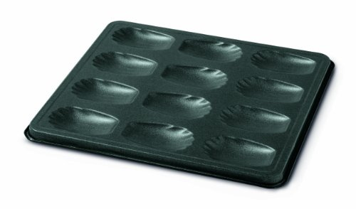 Guardini Plaque à madeleines Noir 12 moules