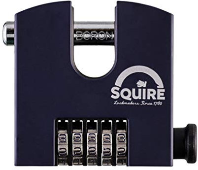 Squire SHCB75Henry SHCB High Security Recodable Combination Block Lock 5 Wheel Padlocks,Black, 75 mm (Length) x 19 mm (Width)