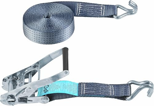 Connex B34414 Sangle de serrage à cliquet avec crochet maxi 5000 kg 50 x 8000 mm